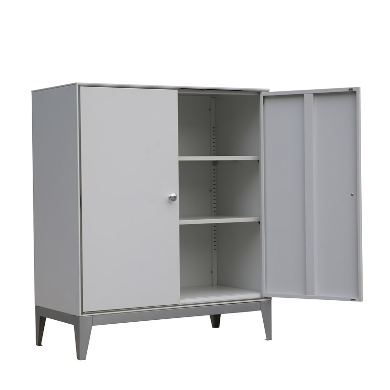 Office Storage Cabinet - # ตู้เก็บของเหล็กคุณภาพสูงสำหรับห้องนั่งเล่น/สำนักงาน สไตล์โมเดิร์น พร้อมบานประตูสวิง สำหรับวางทีวี/ของใช้ในห้องนอน จากโรงงานโดยตรง