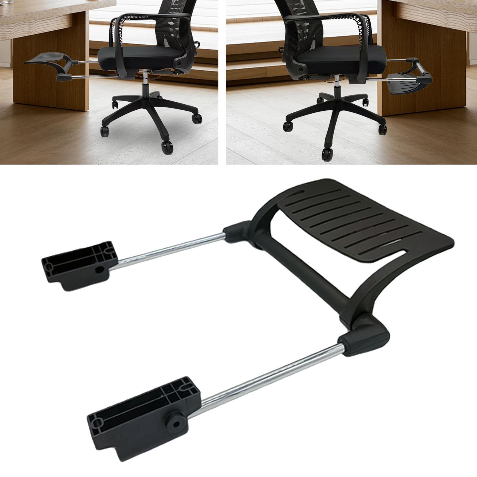 Office Furniture Plan - เก้าอี้สำนักงาน ที่วางเท้าแบบเลื่อนได้ อุปกรณ์เสริมเก้าอี้ตาข่ายตามหลักสรีรศาสตร์ ปรับได้ ติดตั้งง่าย สำหรับพื้นที่ทำงานของผู้ใหญ่