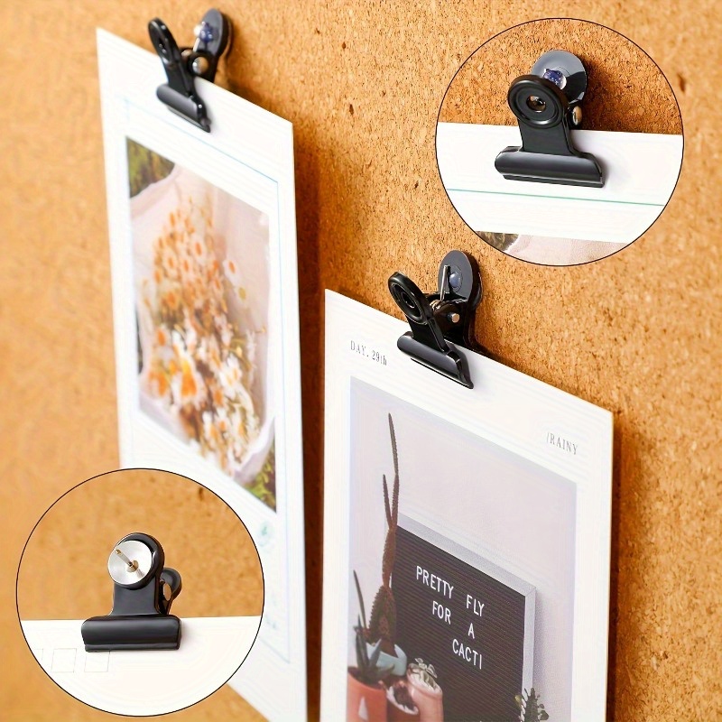 Bulletin Board Cork - หมุดปักกระดาน คลิปหนีบกระดาษ หมุดติดกระดาน คลิปหนีบเอกสาร คลิปหนีบกระดาษขนาดเล็ก คลิปหนีบกระดาษแบบสปริง