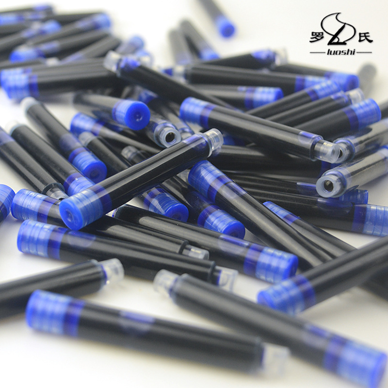 Office Supply Cart - 10pcs 3.4 มม.ปากกาน้ําพุสีแดงสีดําสีฟ้าหมึก Sacs ชุดเติมการเขียนปากกาอุปกรณ์เสริมโรงเรียนซัพพลายเครื่องเขียน