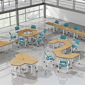 Office Furniture Plan - อเมริกันห้องเรียนสมัยใหม่ชุดโต๊ะและเก้าอี้เฟอร์นิเจอร์โรงเรียนโต๊ะนักเรียนและเก้าอี้สํานักงานโต๊ะพับปรับความสูงได้