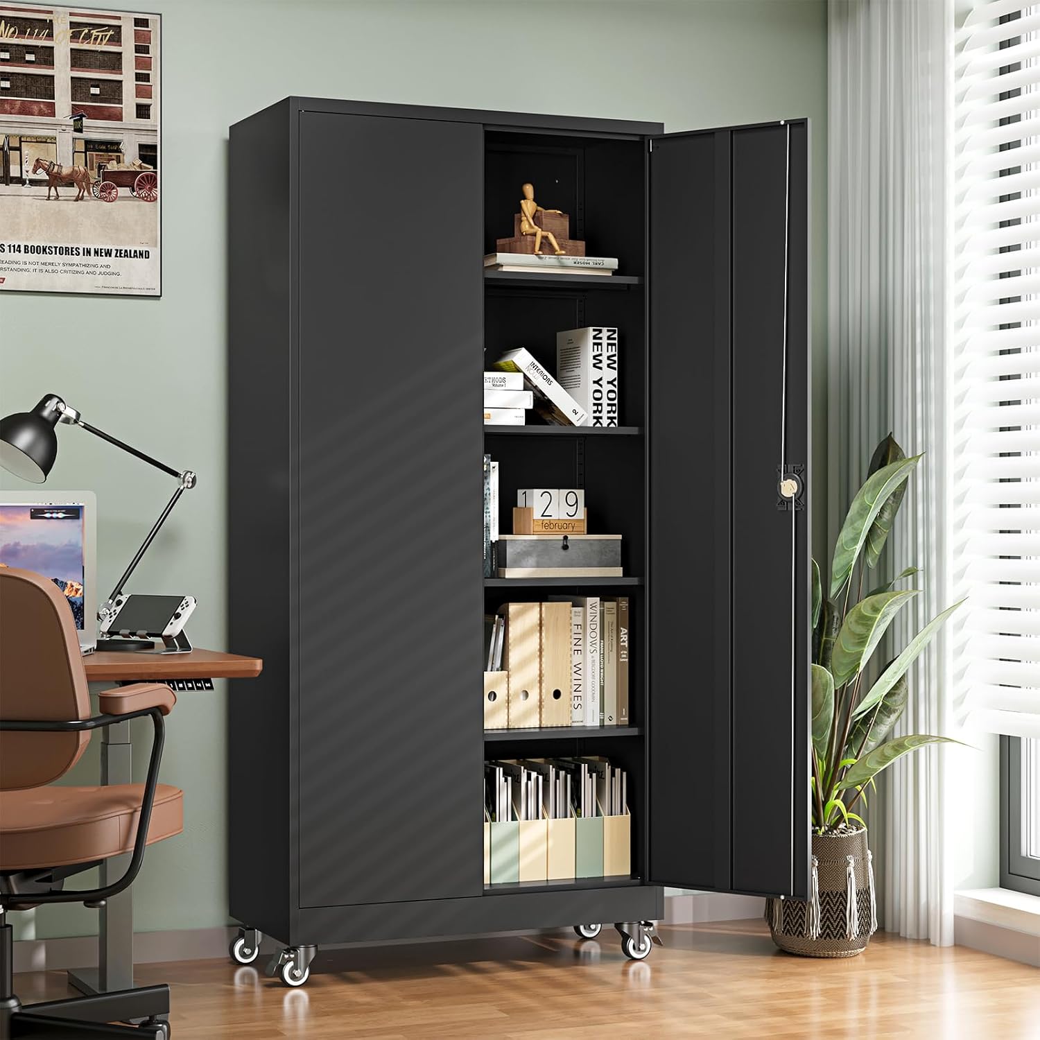 ตู้เก็บของโลหะแบบม้วนเก็บได้ ต - Office Storage Cabinet บทวิจารณ์และราคา