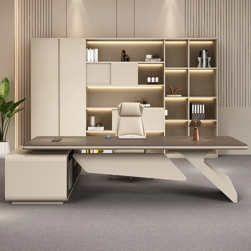 โต๊ะทำงานสำนักงานพร้อมที่เก็บข - Office Furniture Plan บทวิจารณ์และราคา