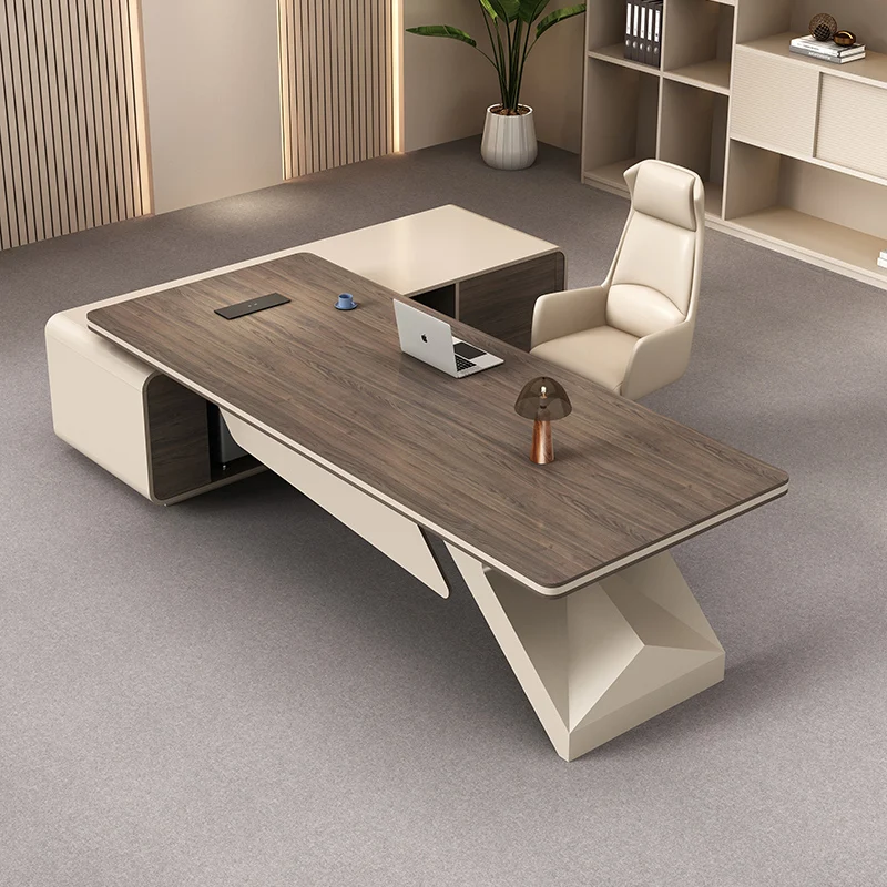 โต๊ะทำงานสำนักงานพร้อมที่เก็บข - Office Furniture Plan บทวิจารณ์และราคา