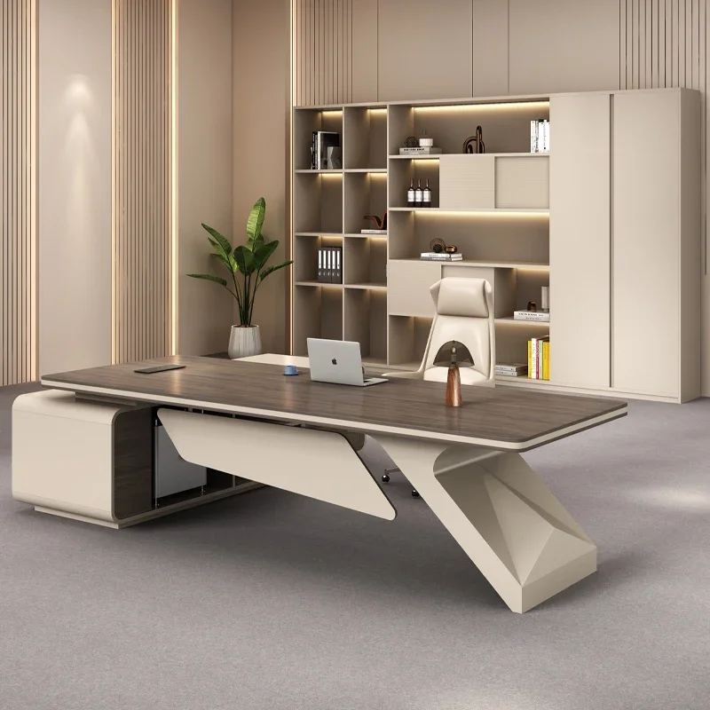 โต๊ะทำงานสำนักงานพร้อมที่เก็บข - Office Furniture Plan บทวิจารณ์และราคา