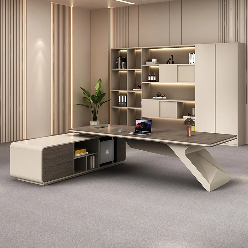 โต๊ะทำงานสำนักงานพร้อมที่เก็บข - Office Furniture Plan บทวิจารณ์และราคา