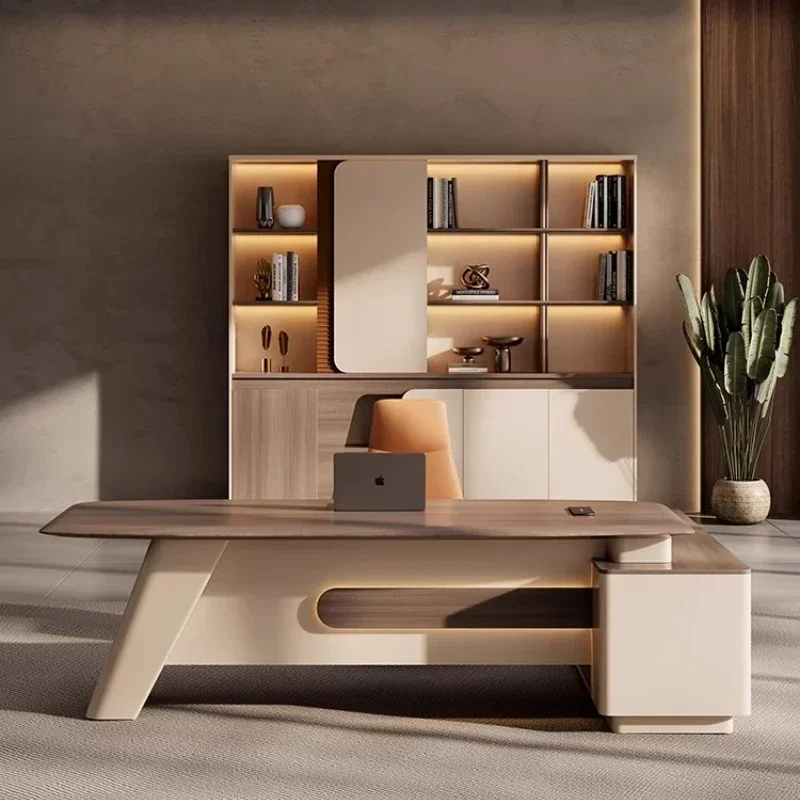 โต๊ะทำงานผู้บริหารทรงตัวแอล ดี - Office Furniture High End บทวิจารณ์และราคา