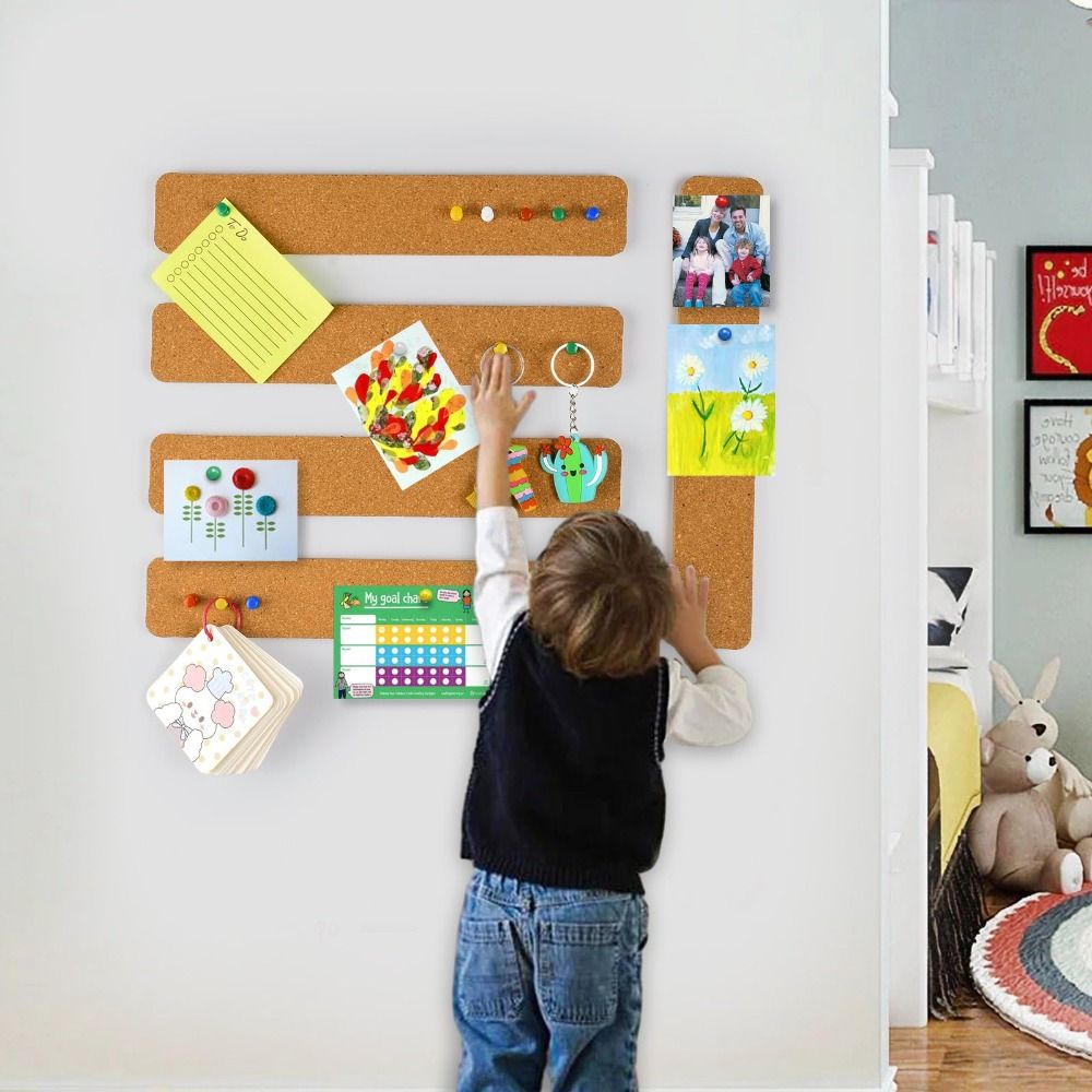 กระดานไม้ก๊อกแบบมีกาวในตัว กระ - Bulletin Board Cork บทวิจารณ์และราคา