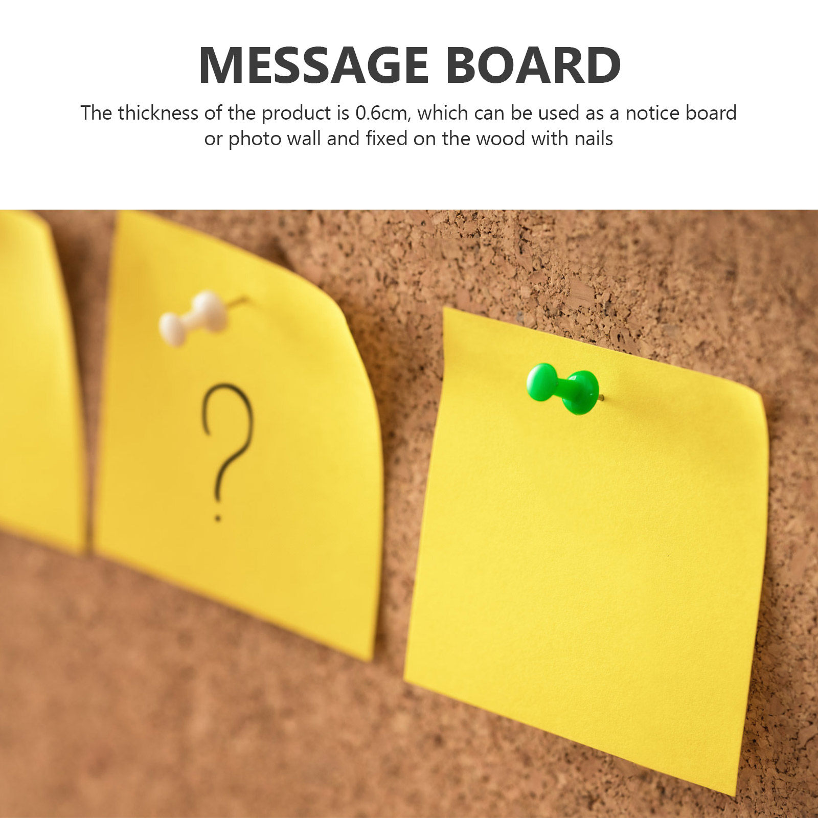 2 ชิ้น กระดานไม้คอร์ก กระดานข้ - Bulletin Board Cork บทวิจารณ์และราคา