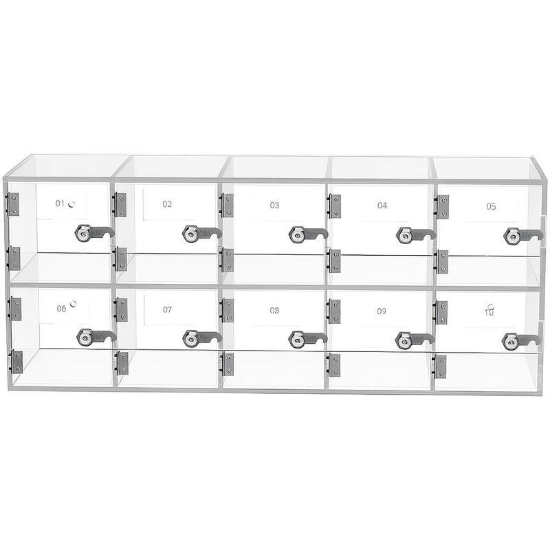 ตู้เก็บโทรศัพท์มือถือ 10 ช่อง  - Office Storage Cabinet บทวิจารณ์และราคา