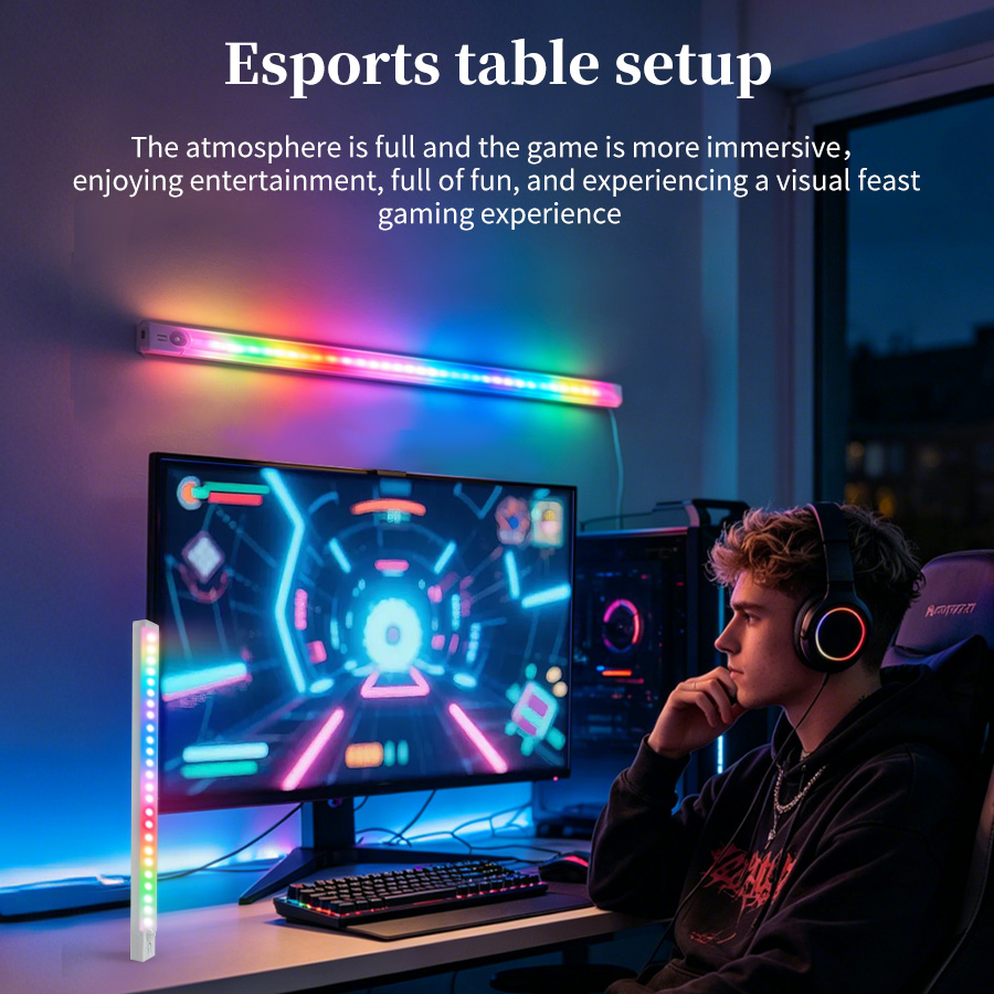 ไฟ LED RGB แบบชาร์จไฟได้สำหรับ - Gaming Desk With Hutch บทวิจารณ์และราคา
