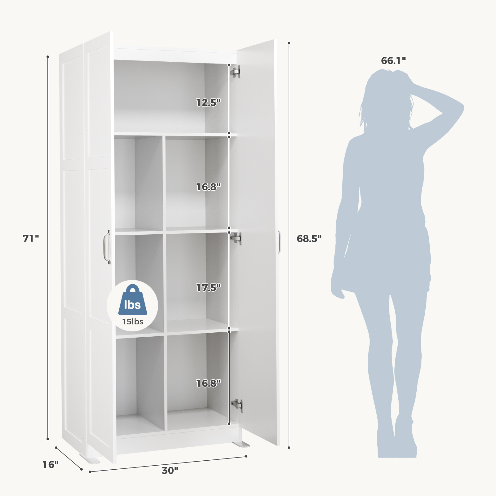 ตู้เก็บของไม้ JHK 71IN สำหรับห - Office Furniture Plan บทวิจารณ์และราคา