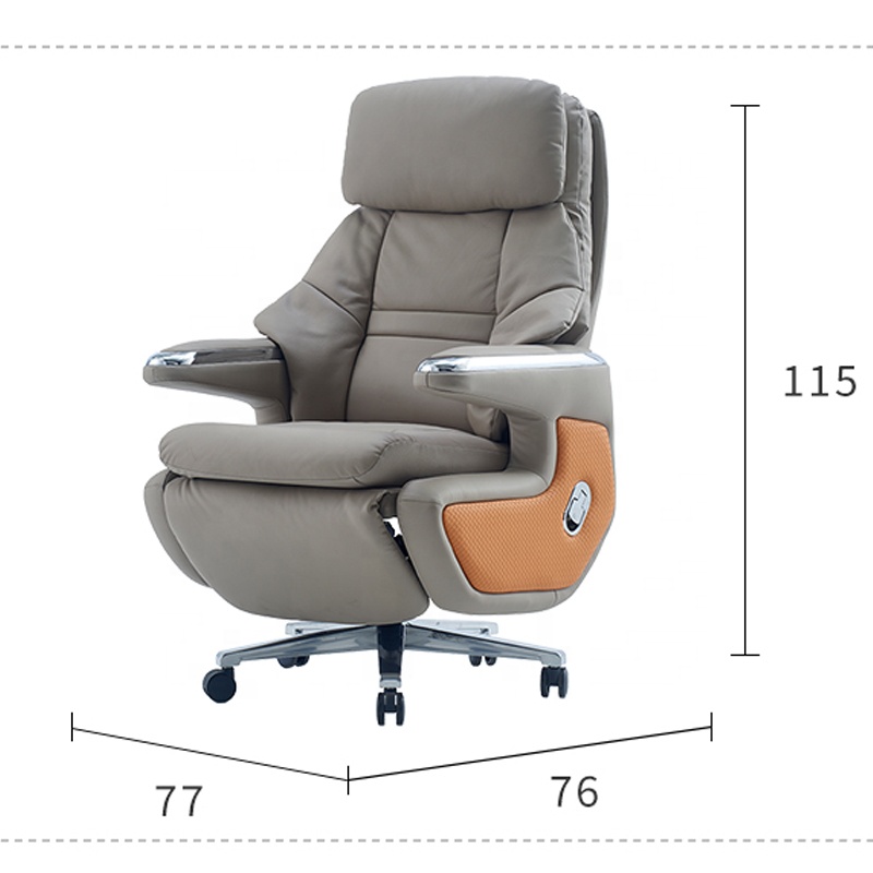 เก้าอี้นวดไฟฟ้าหนังอัจฉริยะ น้ - Office Furniture High End บทวิจารณ์และราคา