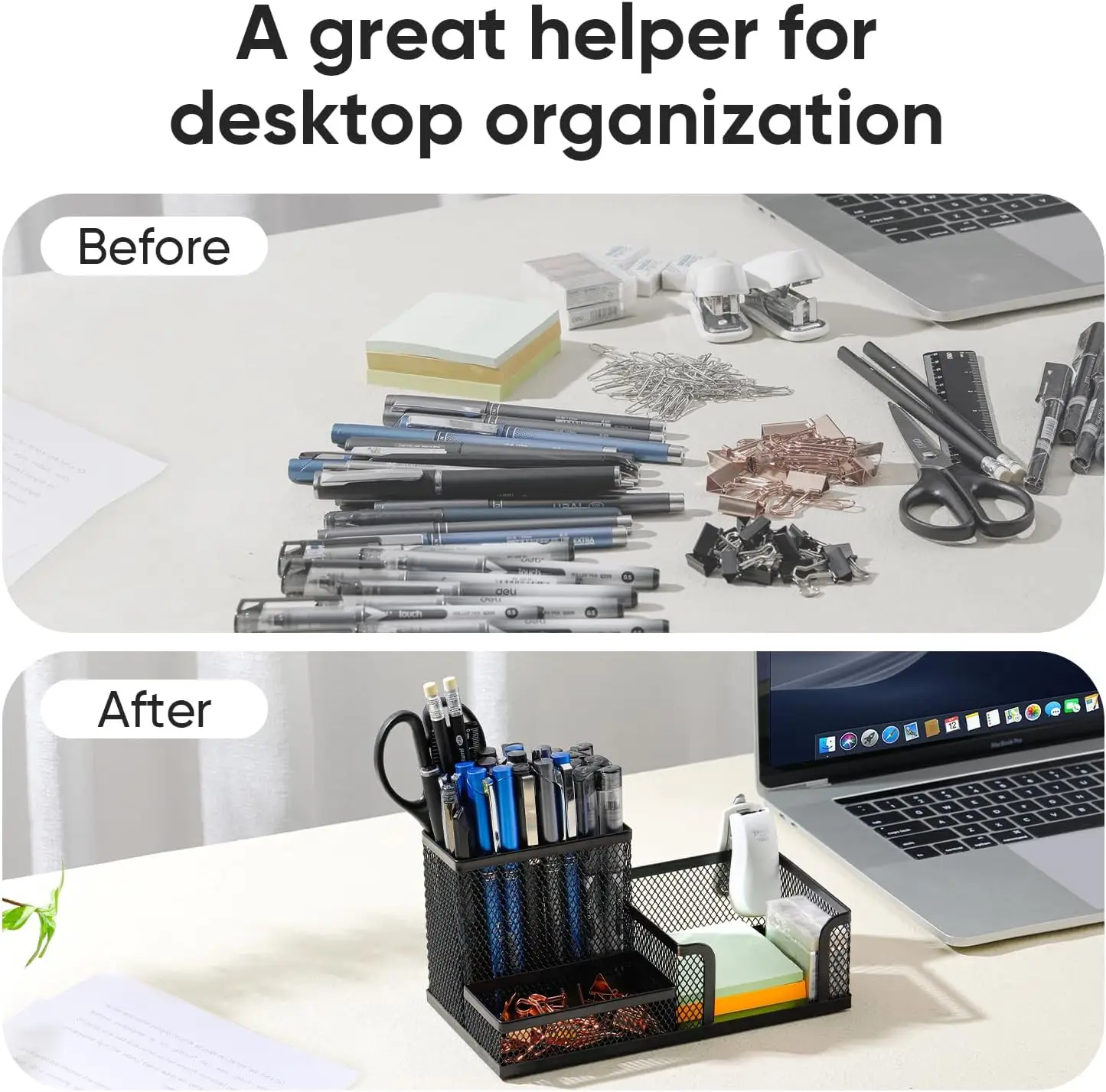ที่จัดระเบียบโต๊ะทำงานแบบตาข่า - Office Supply Cart บทวิจารณ์และราคา