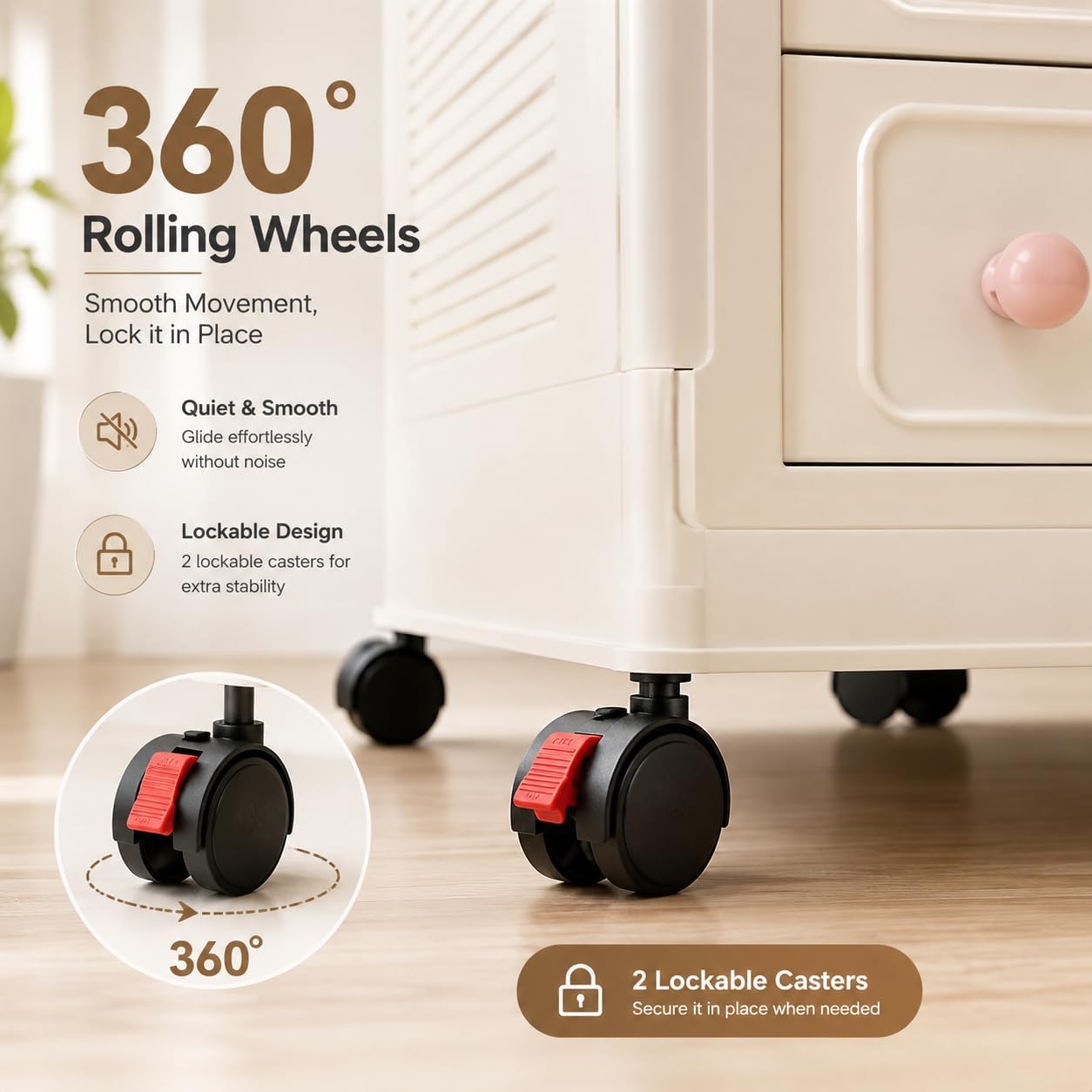 ตู้เก็บของแบบพับได้พร้อมล้อและ - Office Storage Cabinet บทวิจารณ์และราคา