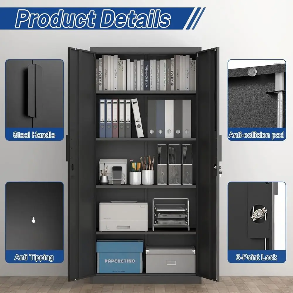 ตู้เก็บของโลหะสำหรับงานหนัก 72 - Office Storage Cabinet บทวิจารณ์และราคา