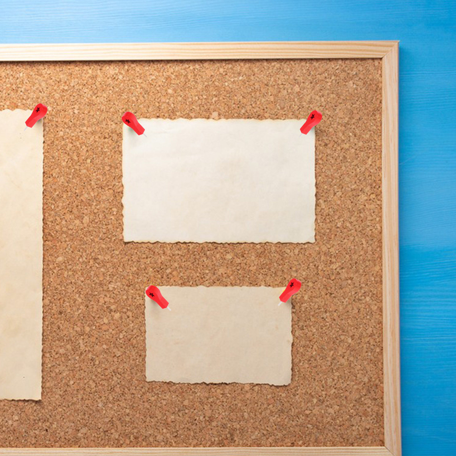 หมุดปักแผนที่ไม้ทรงลูกศร 50 ชิ - Bulletin Board Cork บทวิจารณ์และราคา