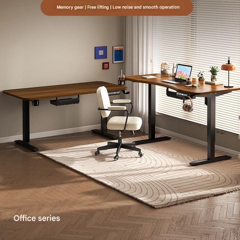 โต๊ะทำงานปรับระดับความสูงได้ 8 - Gaming Desk With Hutch บทวิจารณ์และราคา