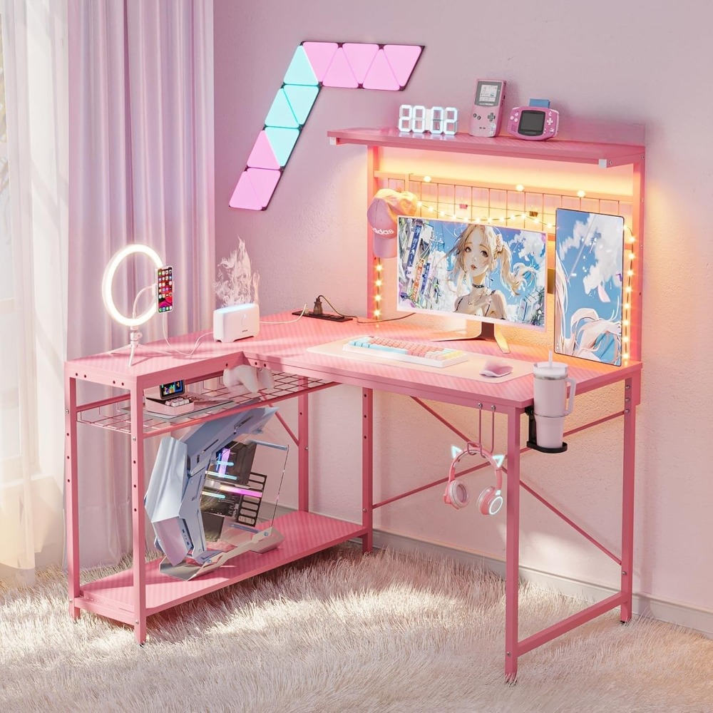 โต๊ะเกมมิ่ง 42 ลิตร โต๊ะคอมพิว - Gaming Desk With Hutch บทวิจารณ์และราคา
