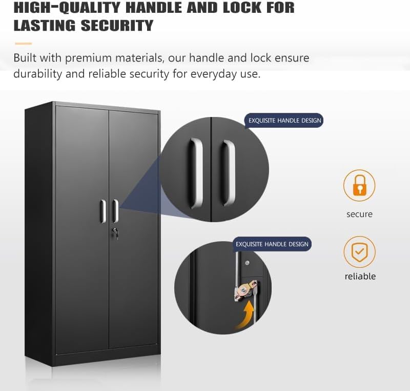 ตู้เก็บของโลหะพร้อมชั้นวางปรับ - Office Storage Cabinet บทวิจารณ์และราคา