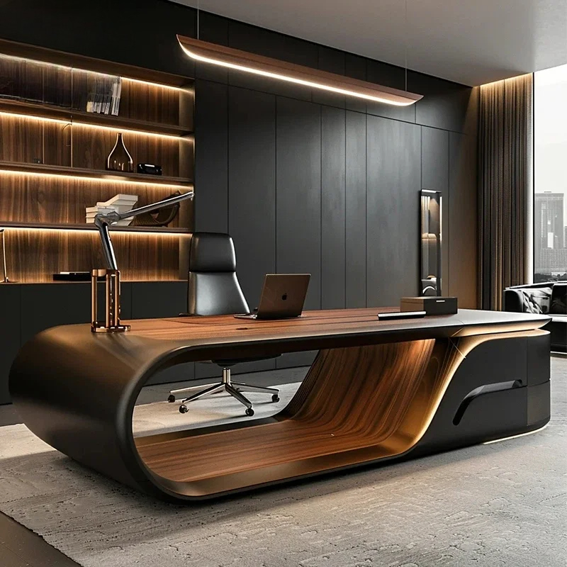 โต๊ะทำงานผู้บริหารไม้สไตล์จีนส - Office Furniture High End บทวิจารณ์และราคา
