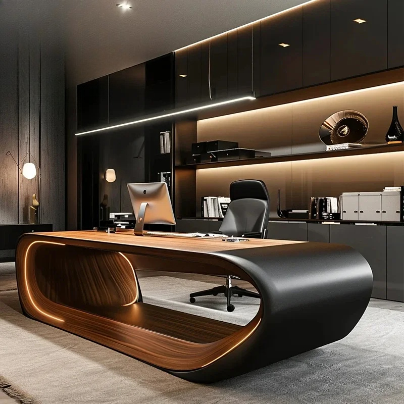 โต๊ะทำงานผู้บริหารไม้สไตล์จีนส - Office Furniture High End บทวิจารณ์และราคา