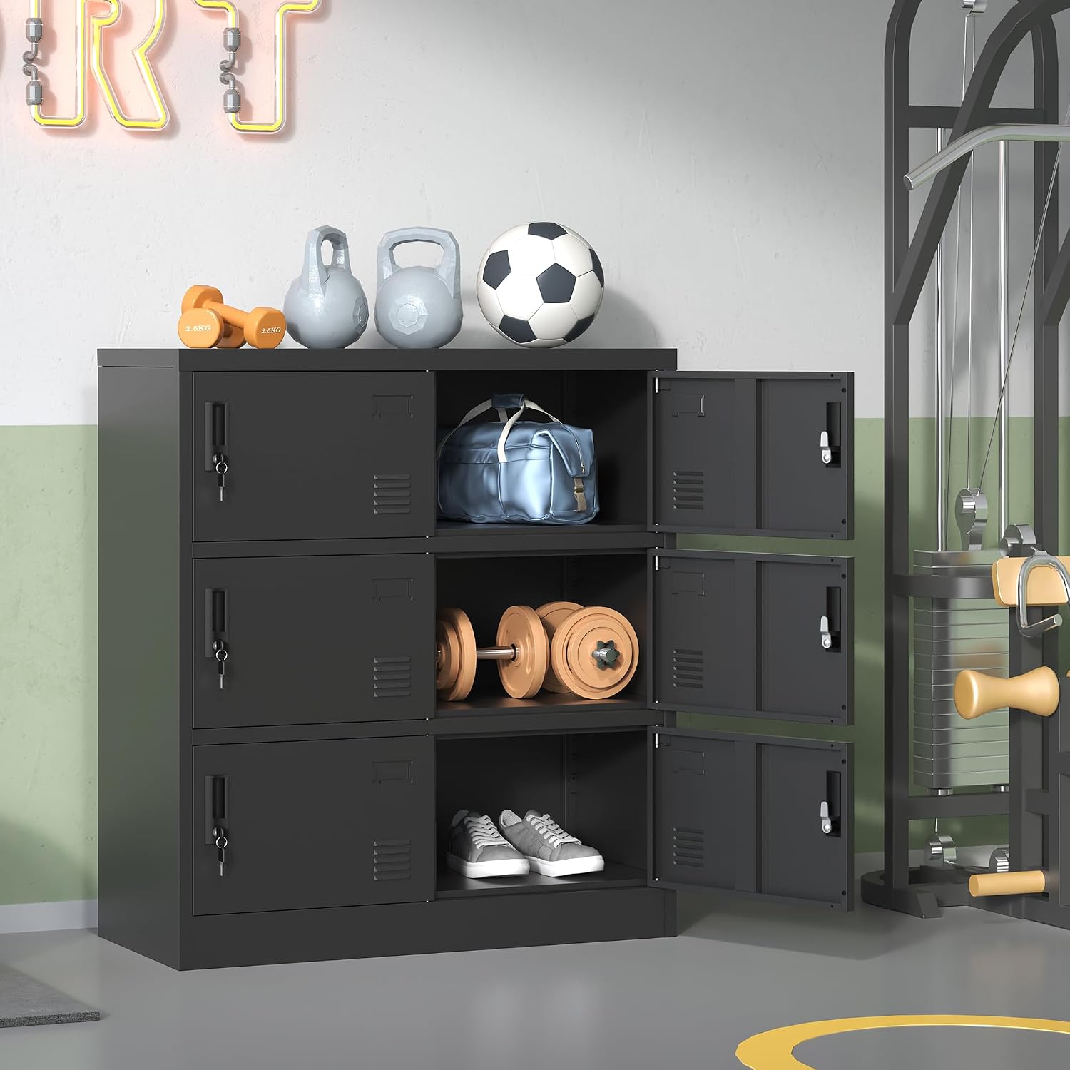 ตู้ล็อกเกอร์โลหะสำหรับพนักงาน  - Office Storage Cabinet บทวิจารณ์และราคา