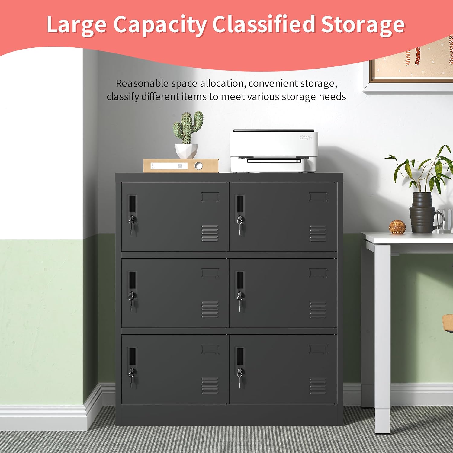 ตู้ล็อกเกอร์โลหะสำหรับพนักงาน  - Office Storage Cabinet บทวิจารณ์และราคา