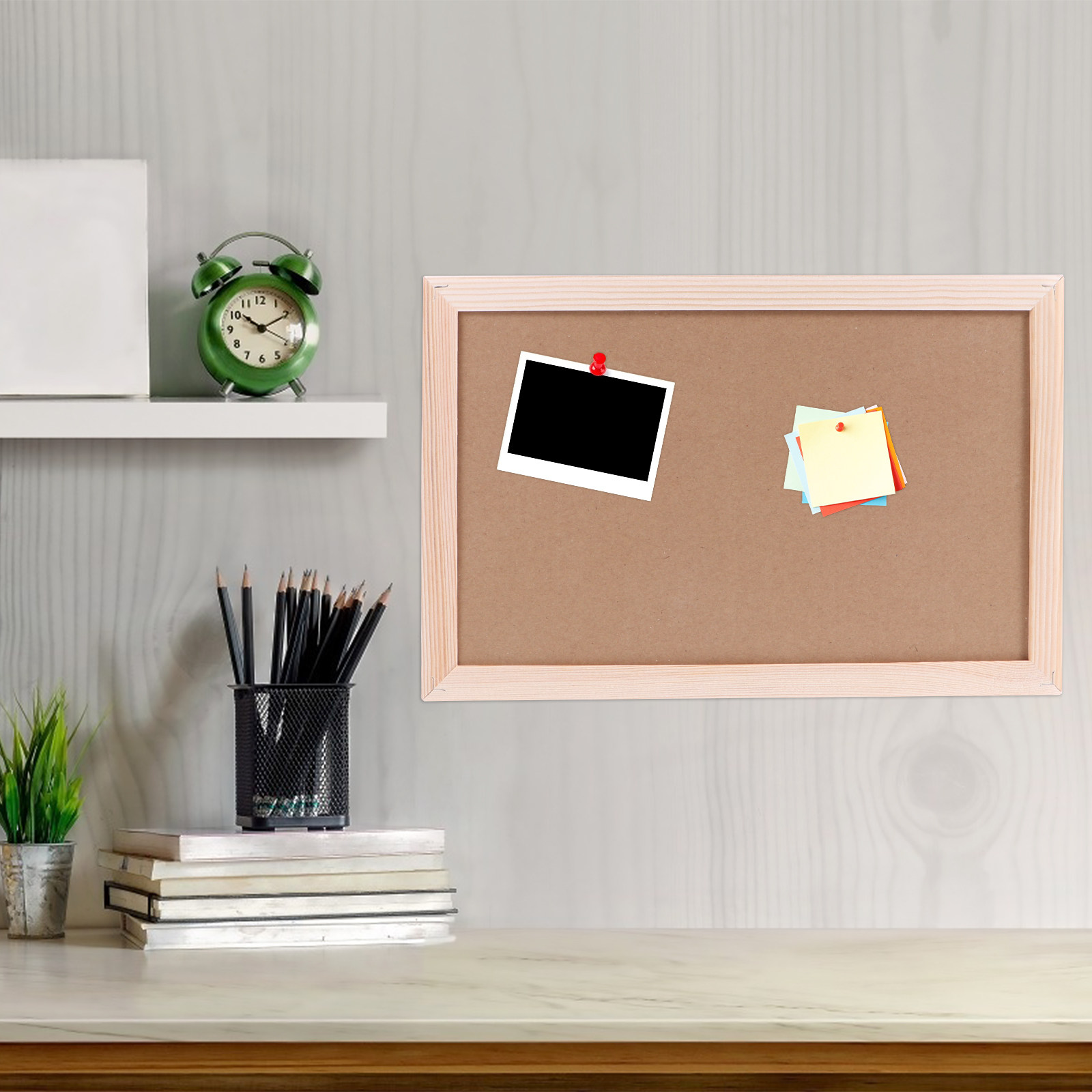 กระดานประกาศแบบแขวนตกแต่ง กระด - Bulletin Board Cork บทวิจารณ์และราคา