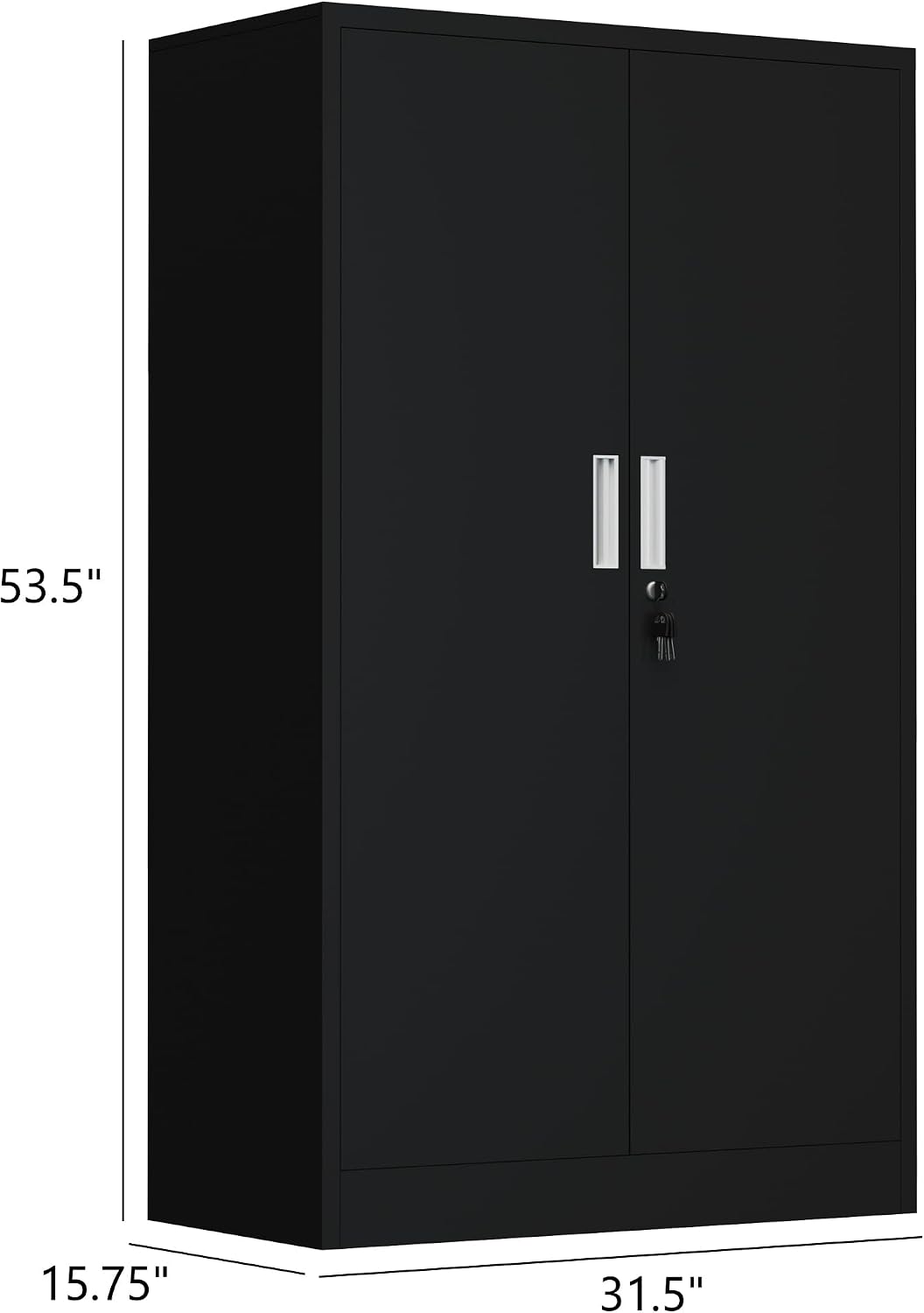 ตู้เก็บของโลหะสูง 53.5 นิ้ว พร - Office Storage Cabinet บทวิจารณ์และราคา