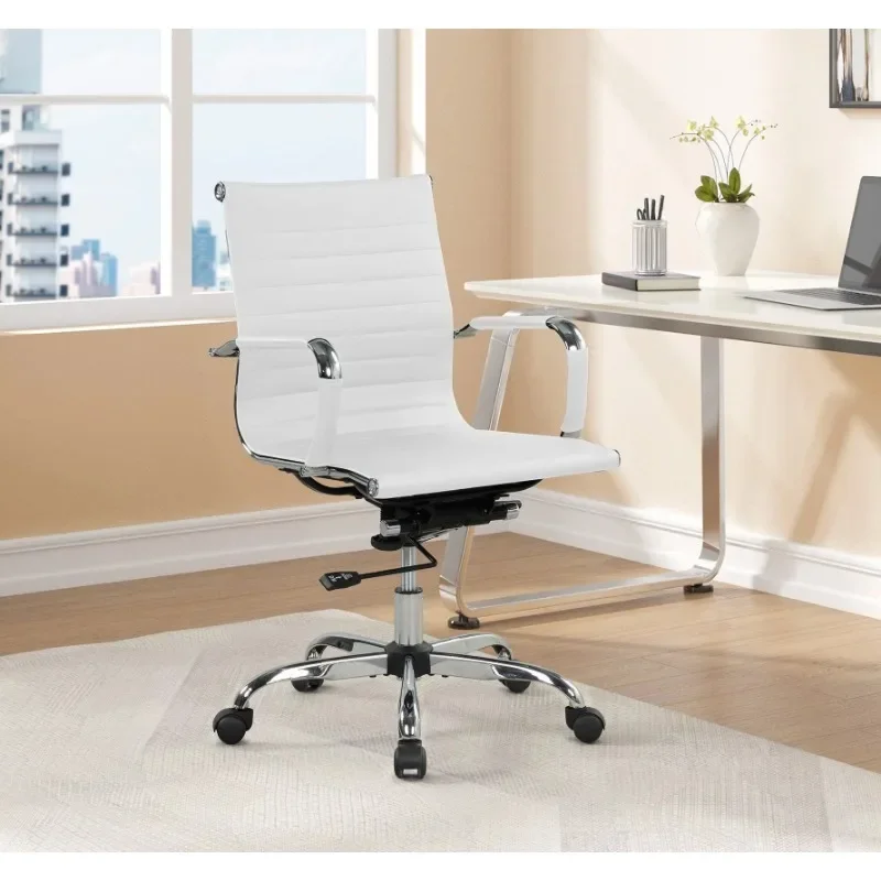 เก้าอี้สำนักงานหนัง PU ปรับระด - Office Furniture Com บทวิจารณ์และราคา